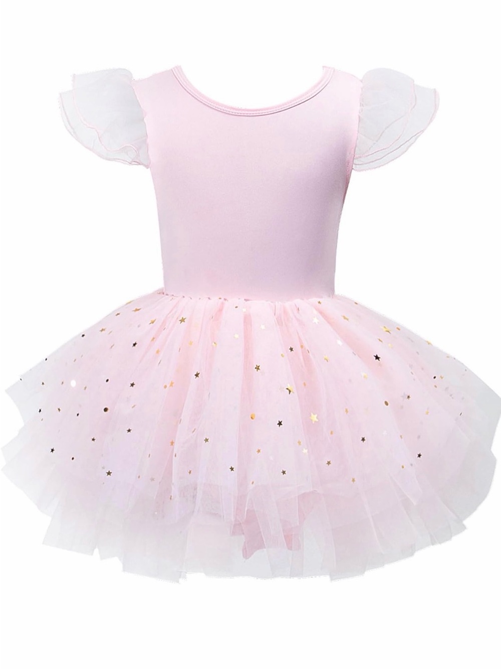 Pink Tulle Star Ballet Dress for Kids
